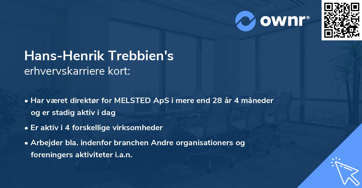 Hans-Henrik Trebbien's erhvervskarriere kort
