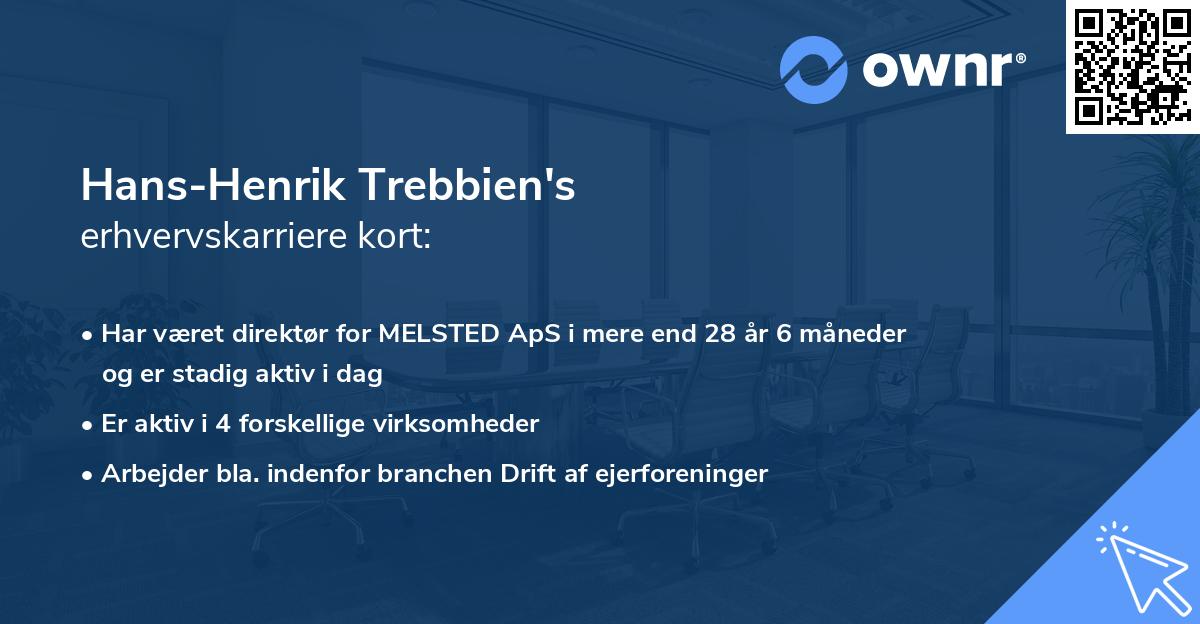 Hans-Henrik Trebbien's erhvervskarriere kort