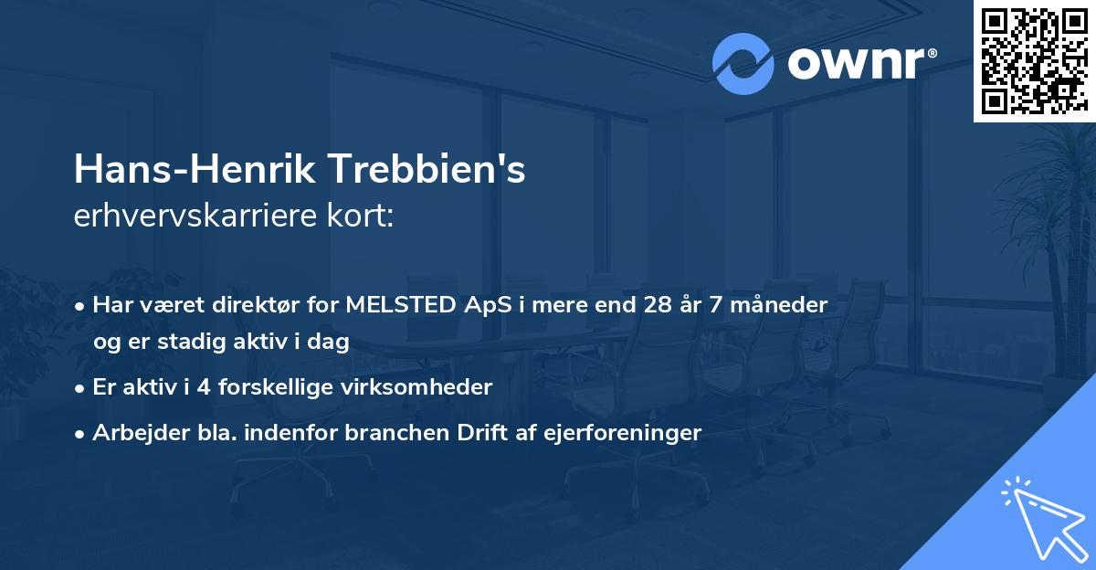 Hans-Henrik Trebbien's erhvervskarriere kort