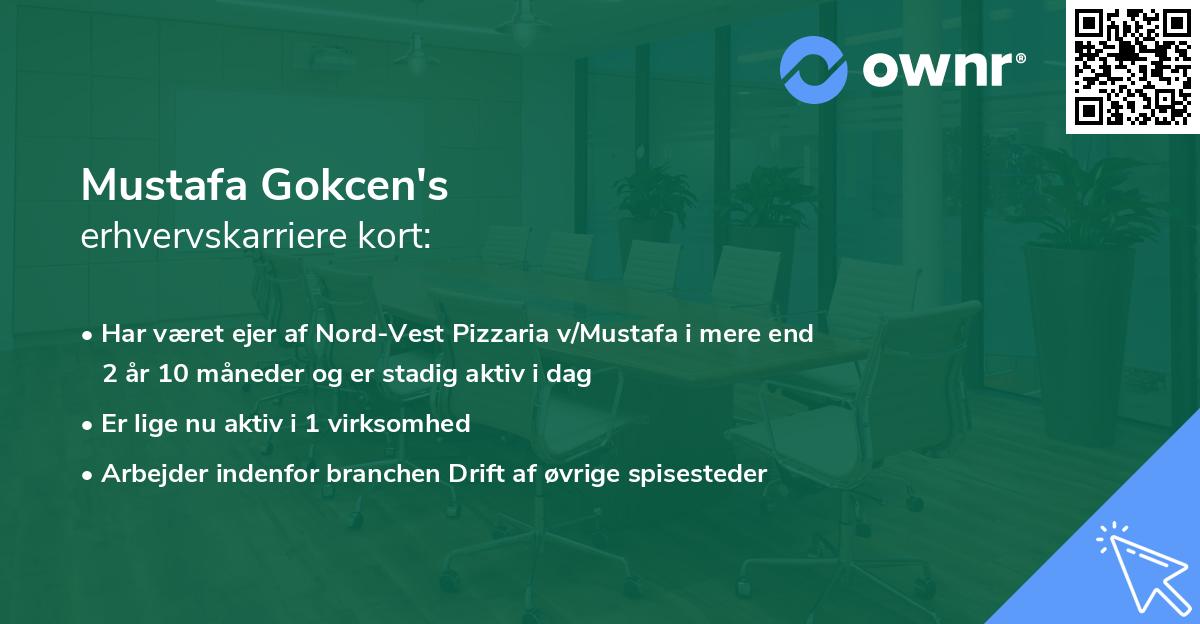 Mustafa Gokcen's erhvervskarriere kort