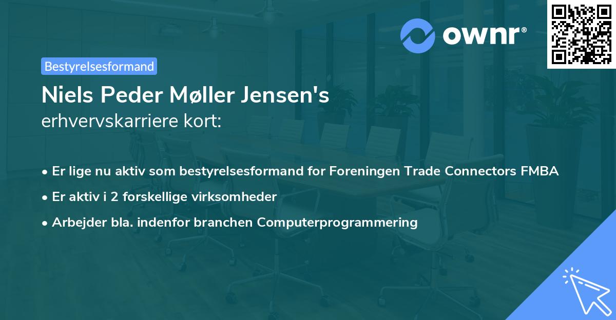 Niels Peder Møller Jensen's erhvervskarriere kort