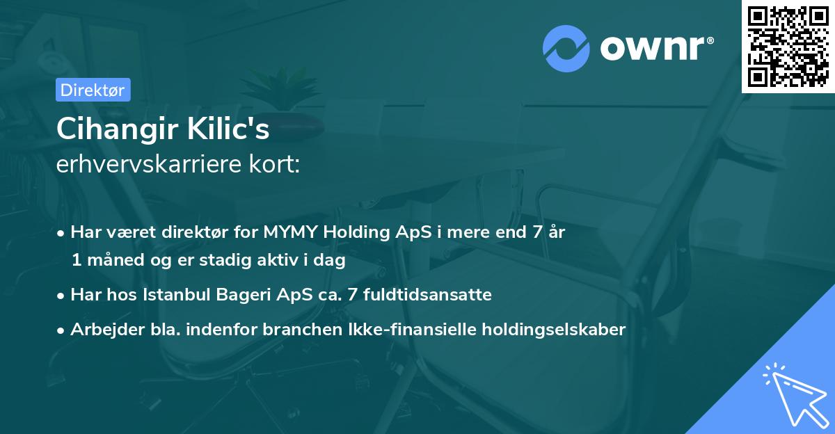 Cihangir Kilic's erhvervskarriere kort