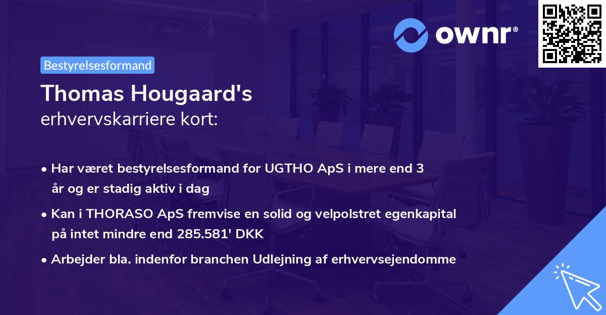 Thomas Hougaard's erhvervskarriere kort