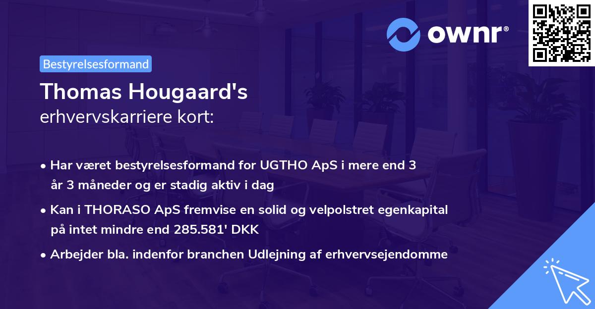 Thomas Hougaard's erhvervskarriere kort