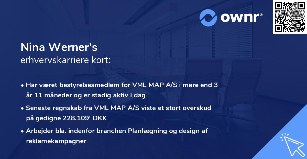 Nina Werner's erhvervskarriere kort