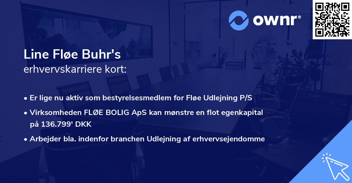 Line Fløe Buhr's erhvervskarriere kort