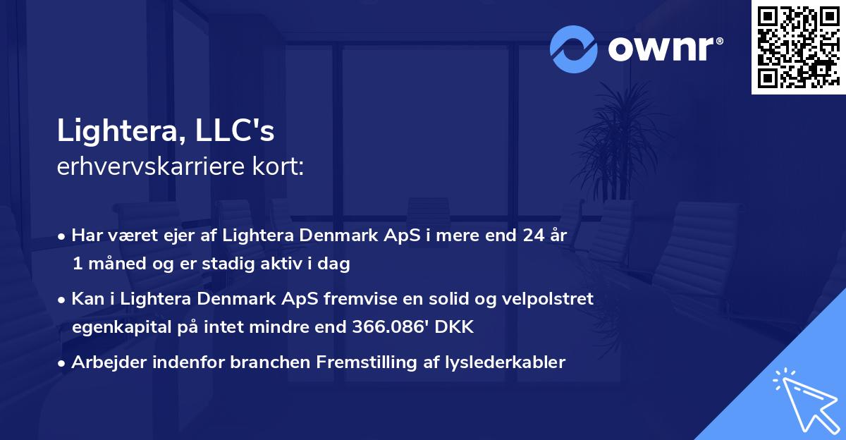 Lightera, LLC's erhvervskarriere kort