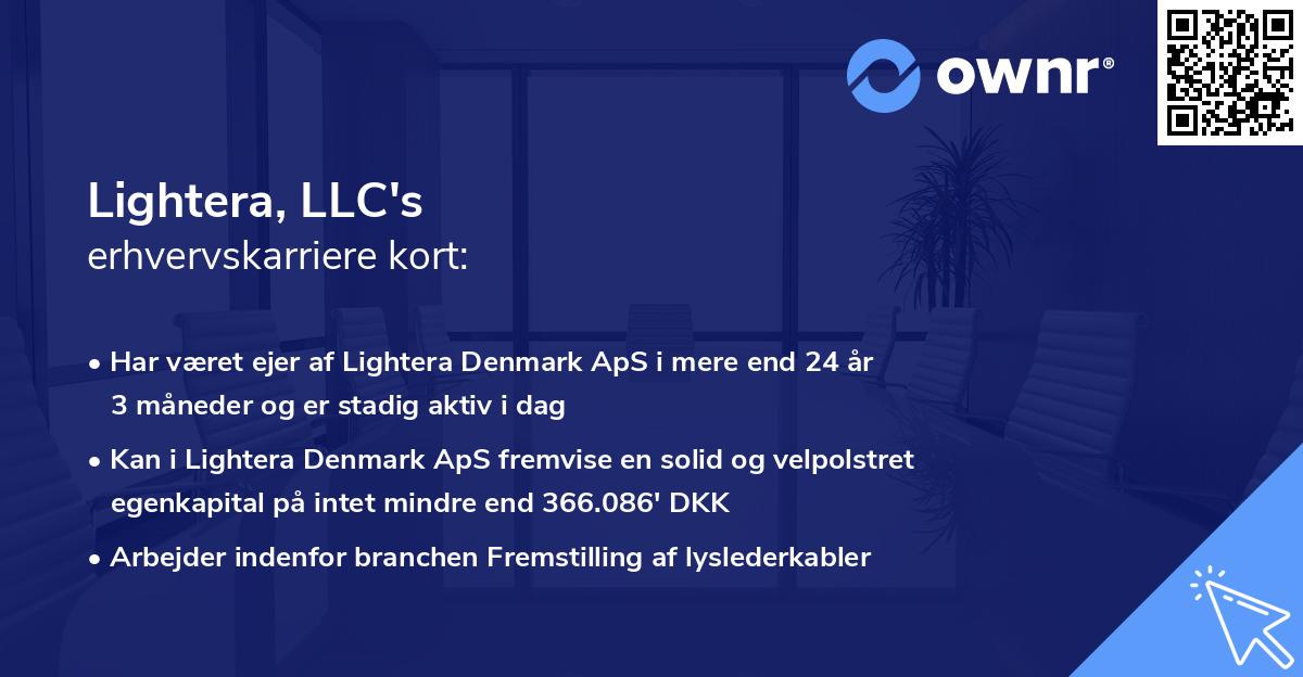 Lightera, LLC's erhvervskarriere kort