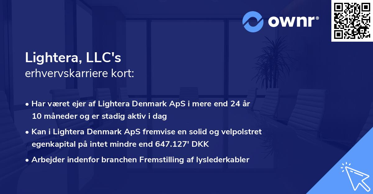 Lightera, LLC's erhvervskarriere kort