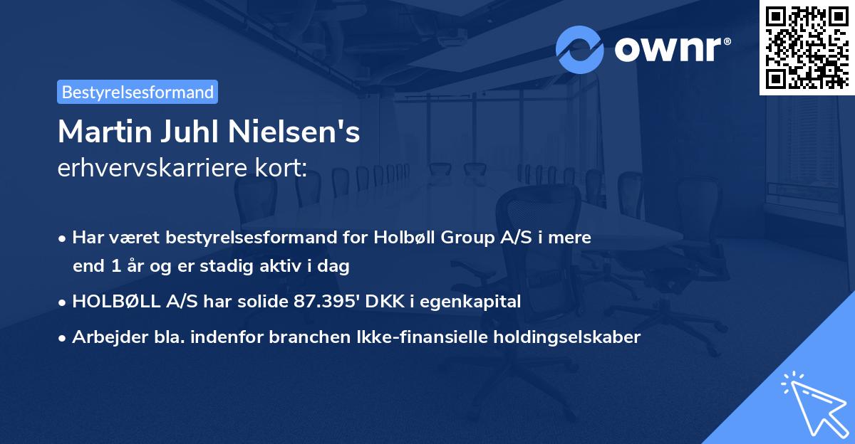 Martin Juhl Nielsen's erhvervskarriere kort