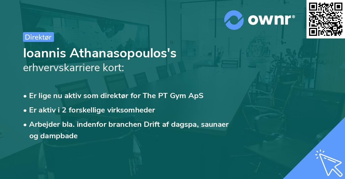 Ioannis Athanasopoulos's erhvervskarriere kort