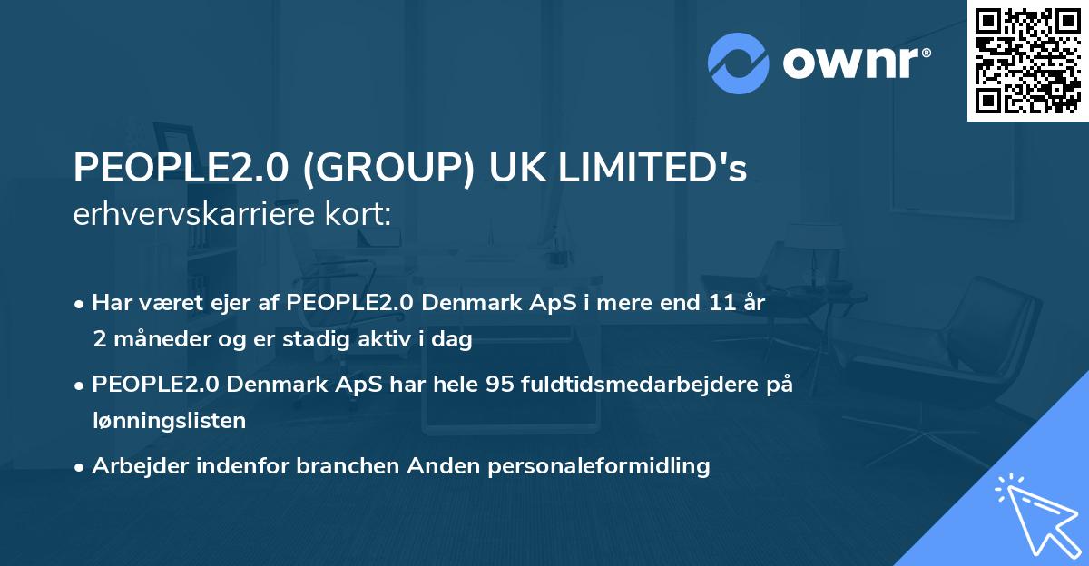 PEOPLE2.0 (GROUP) UK LIMITED's erhvervskarriere kort