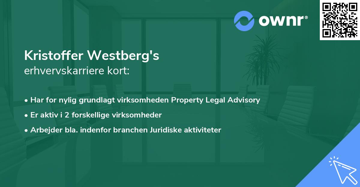 Kristoffer Westberg's erhvervskarriere kort