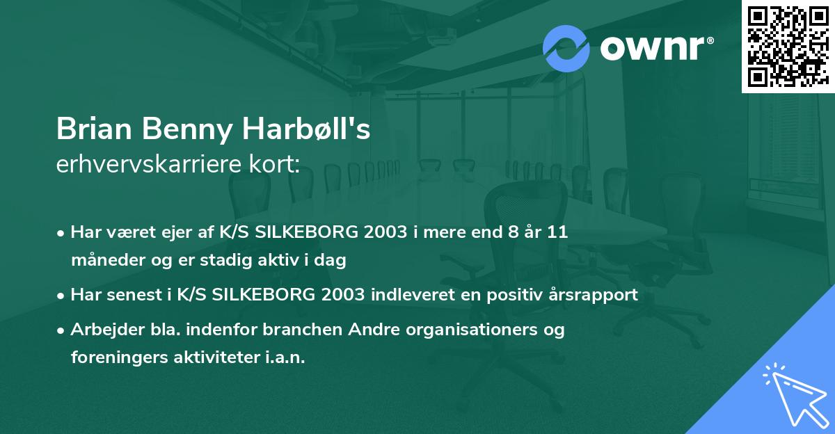 Brian Benny Harbøll's erhvervskarriere kort