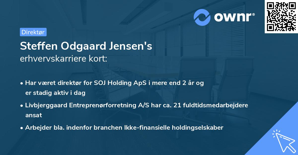 Steffen Odgaard Jensen's erhvervskarriere kort