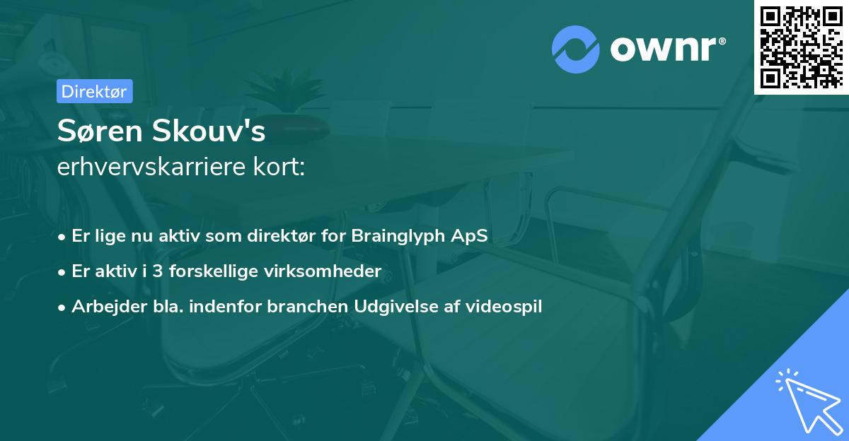 Søren Skouv's erhvervskarriere kort