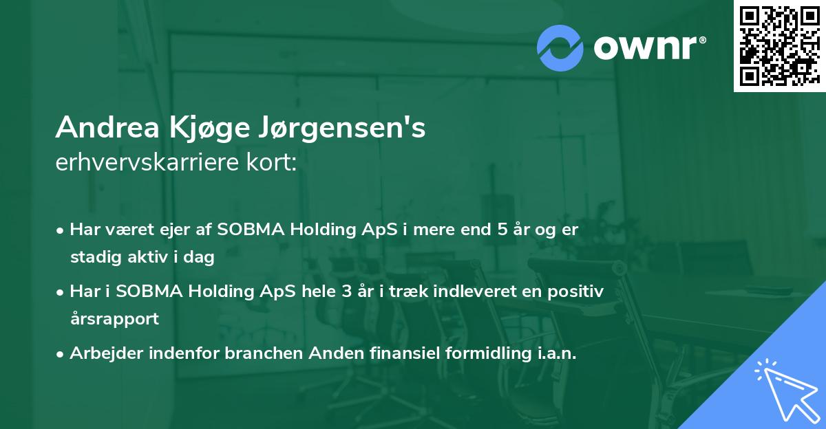 Andrea Kjøge Jørgensen's erhvervskarriere kort