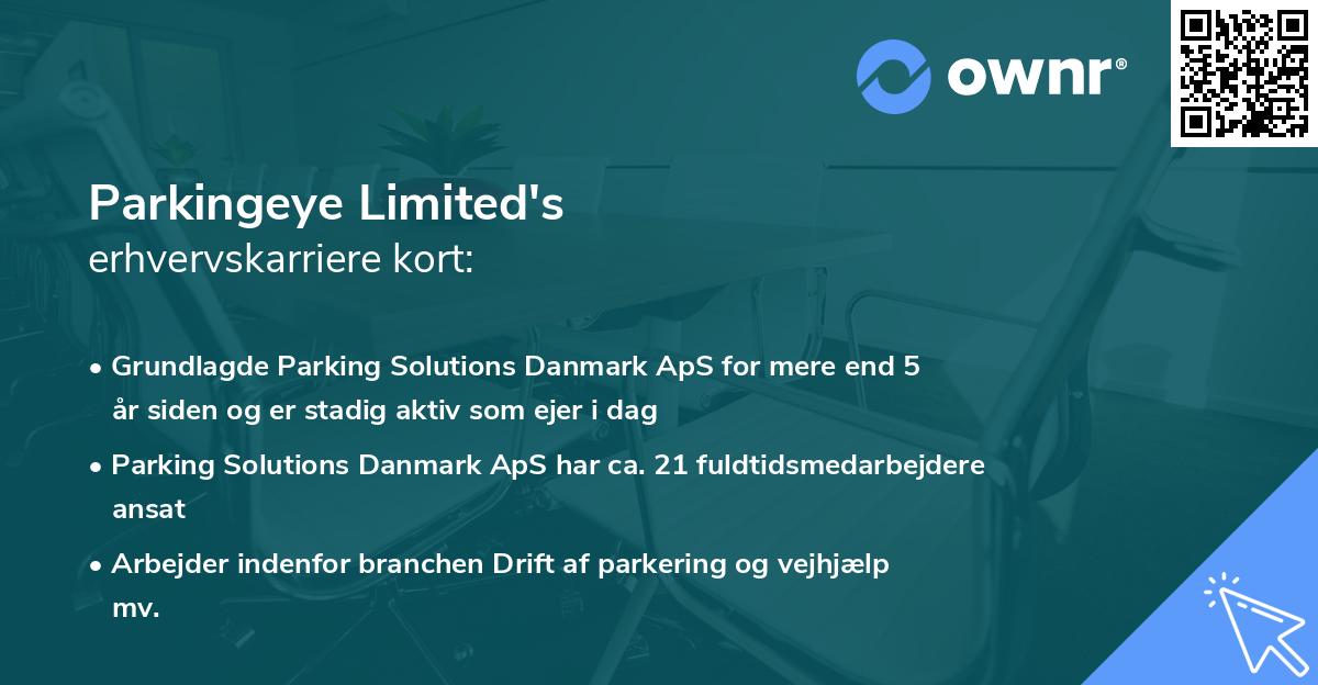 Parkingeye Limited's erhvervskarriere kort