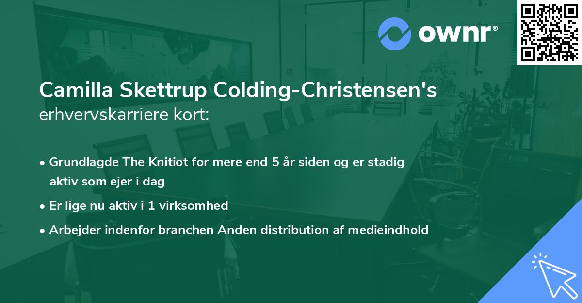 Camilla Skettrup Colding-Christensen's erhvervskarriere kort