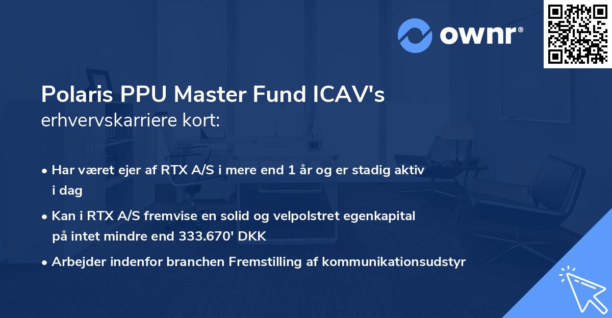 Polaris PPU Master Fund ICAV's erhvervskarriere kort