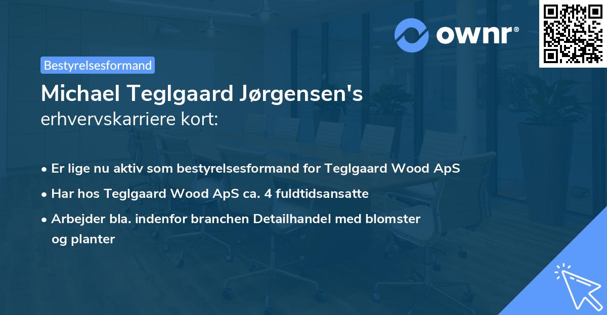 Michael Teglgaard Jørgensen's erhvervskarriere kort