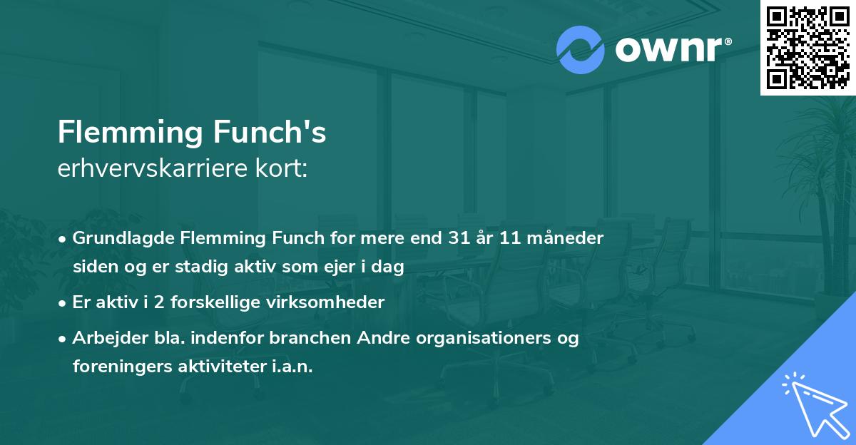 Flemming Funch's erhvervskarriere kort