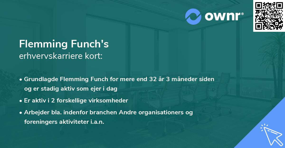 Flemming Funch's erhvervskarriere kort