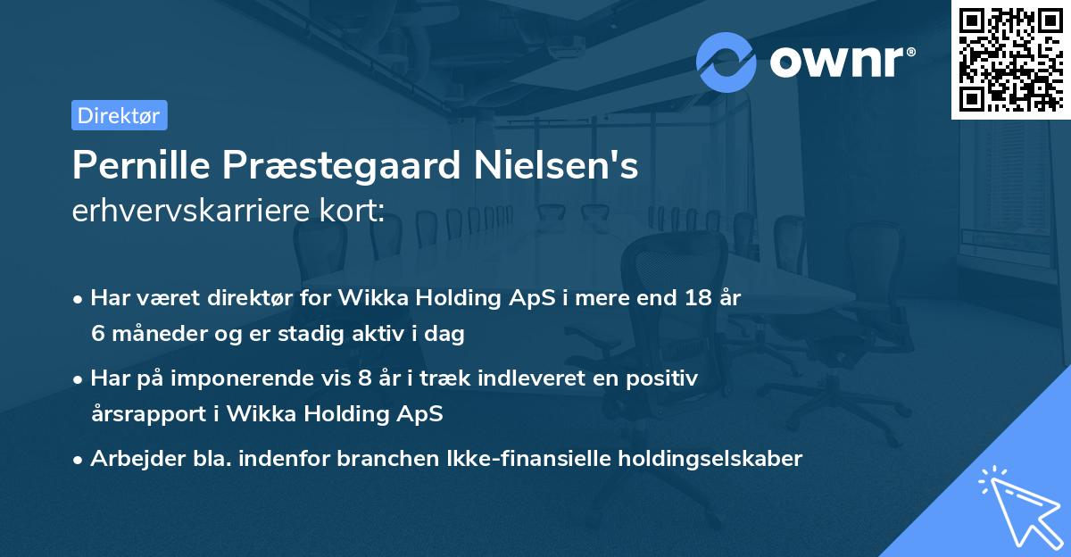 Pernille Præstegaard Nielsen's erhvervskarriere kort