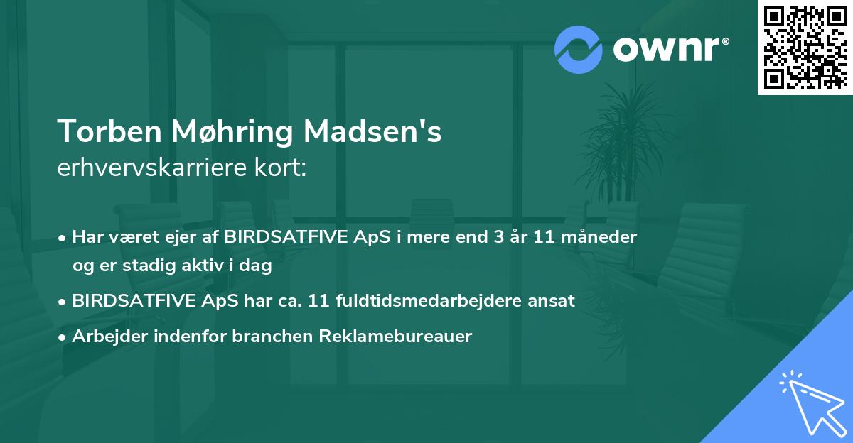 Torben Møhring Madsen's erhvervskarriere kort