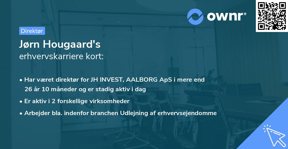 Jørn Hougaard's erhvervskarriere kort