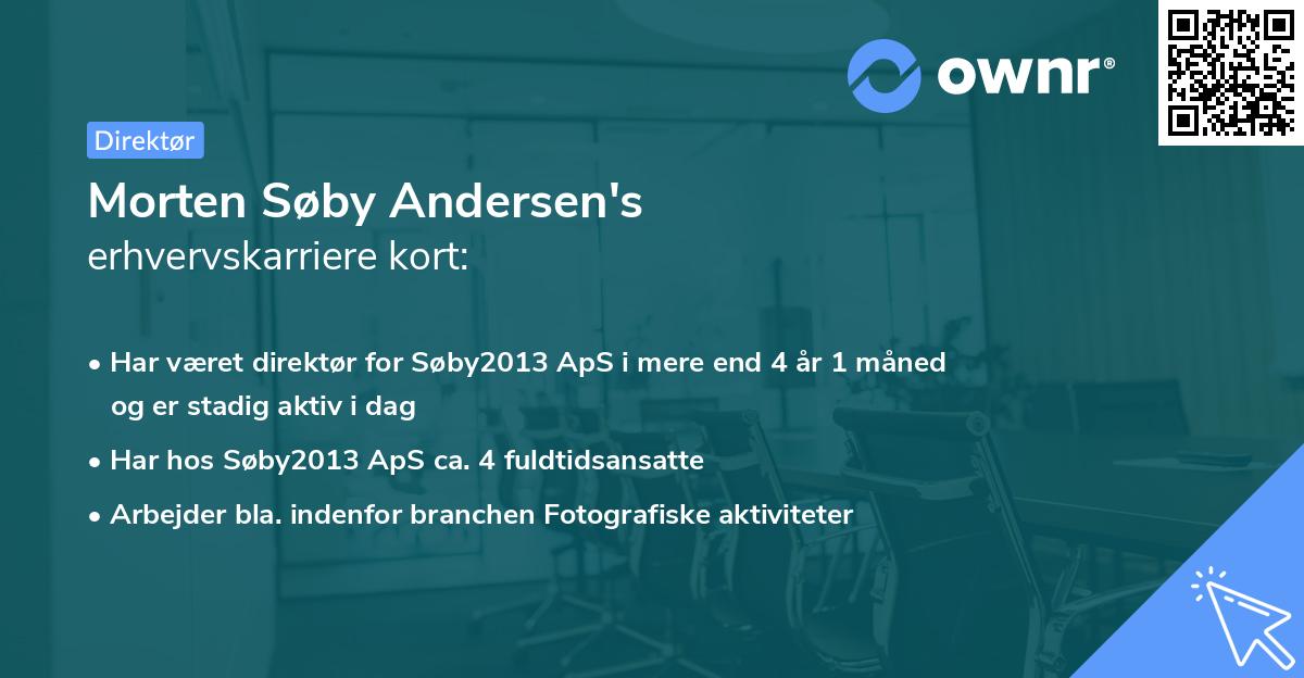 Morten Søby Andersen's erhvervskarriere kort