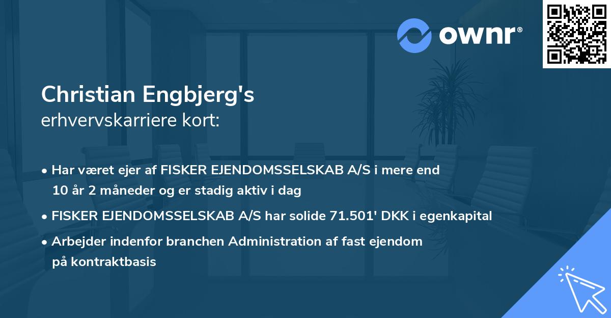 Christian Engbjerg's erhvervskarriere kort