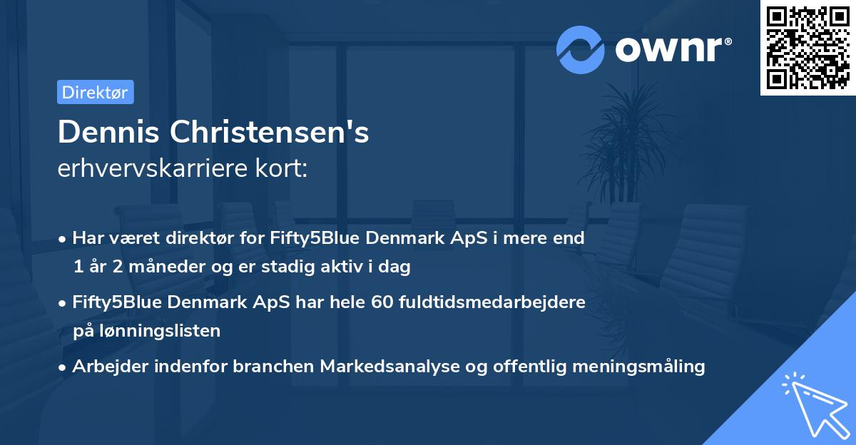 Dennis Christensen's erhvervskarriere kort