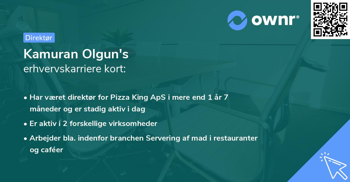 Kamuran Olgun's erhvervskarriere kort