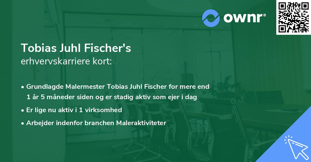 Tobias Juhl Fischer's erhvervskarriere kort