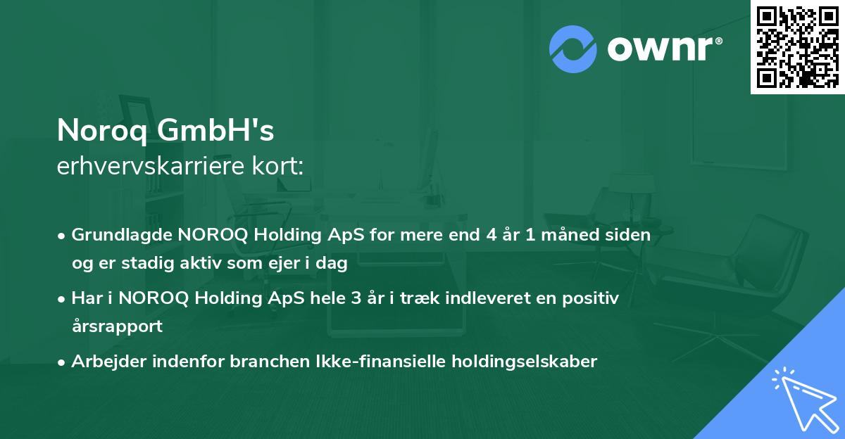 Noroq GmbH's erhvervskarriere kort
