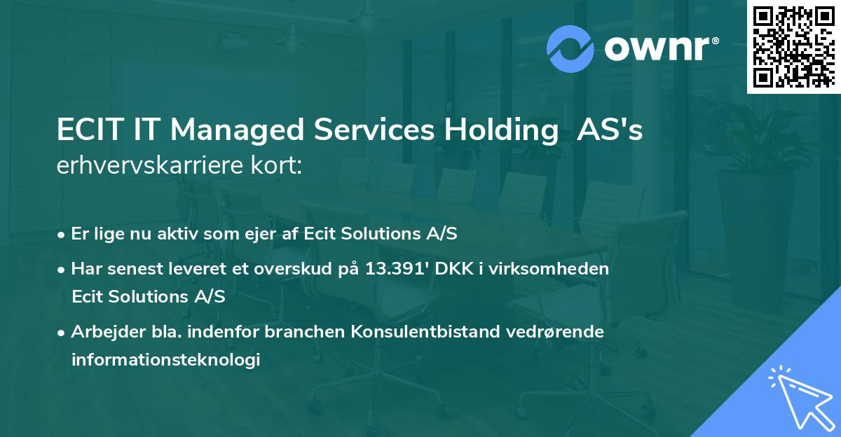 ECIT IT Managed Services Holding  AS's erhvervskarriere kort