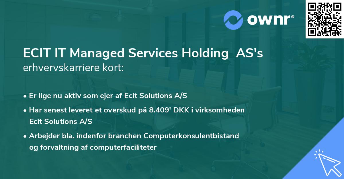 ECIT IT Managed Services Holding  AS's erhvervskarriere kort
