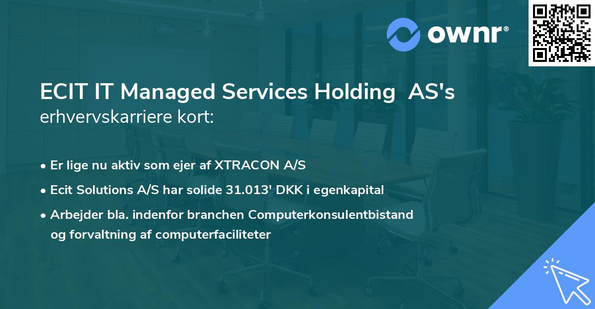 ECIT IT Managed Services Holding  AS's erhvervskarriere kort