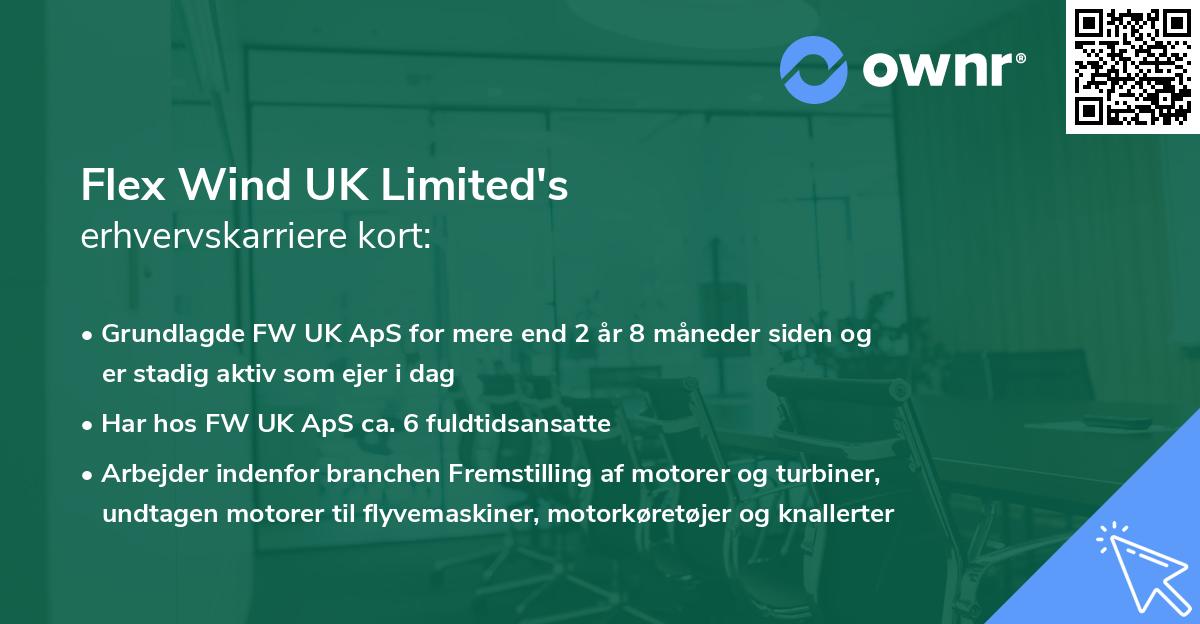 Flex Wind UK Limited's erhvervskarriere kort
