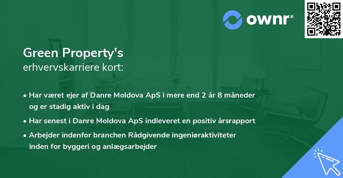 Green Property's erhvervskarriere kort