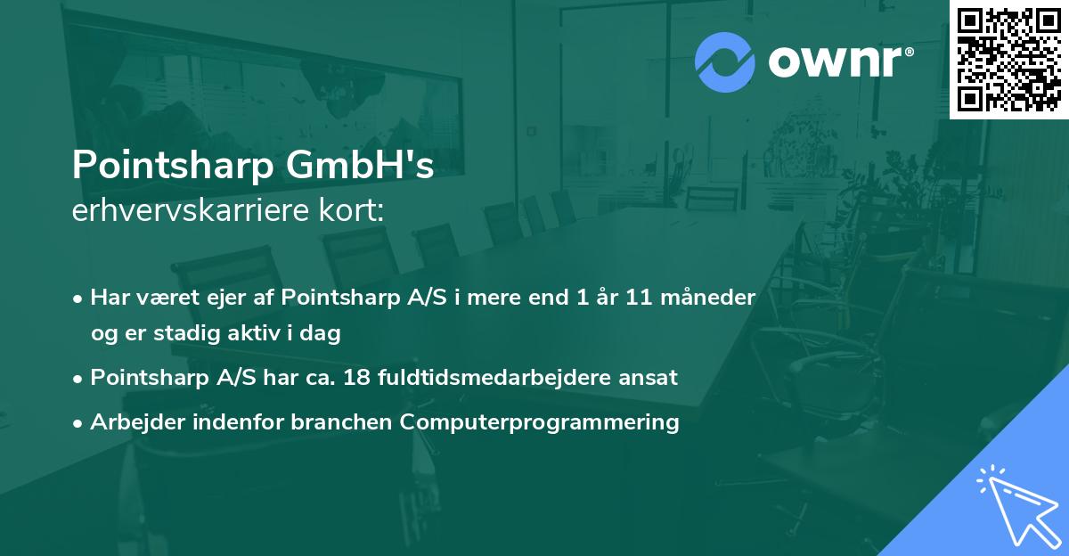 Pointsharp GmbH's erhvervskarriere kort