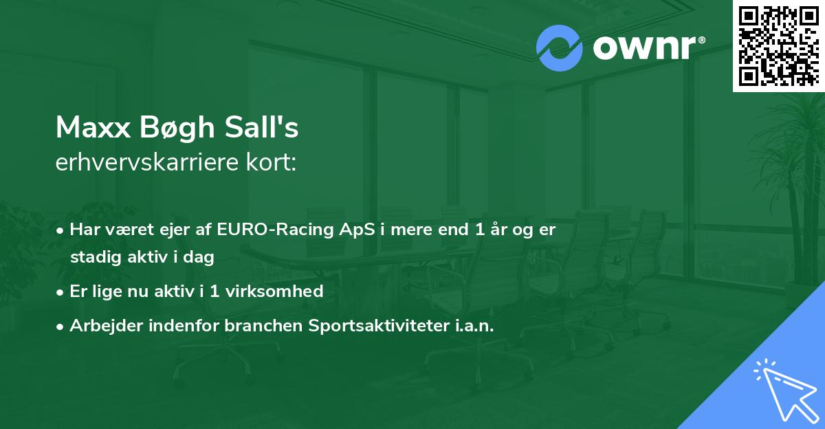 Maxx Bøgh Sall's erhvervskarriere kort