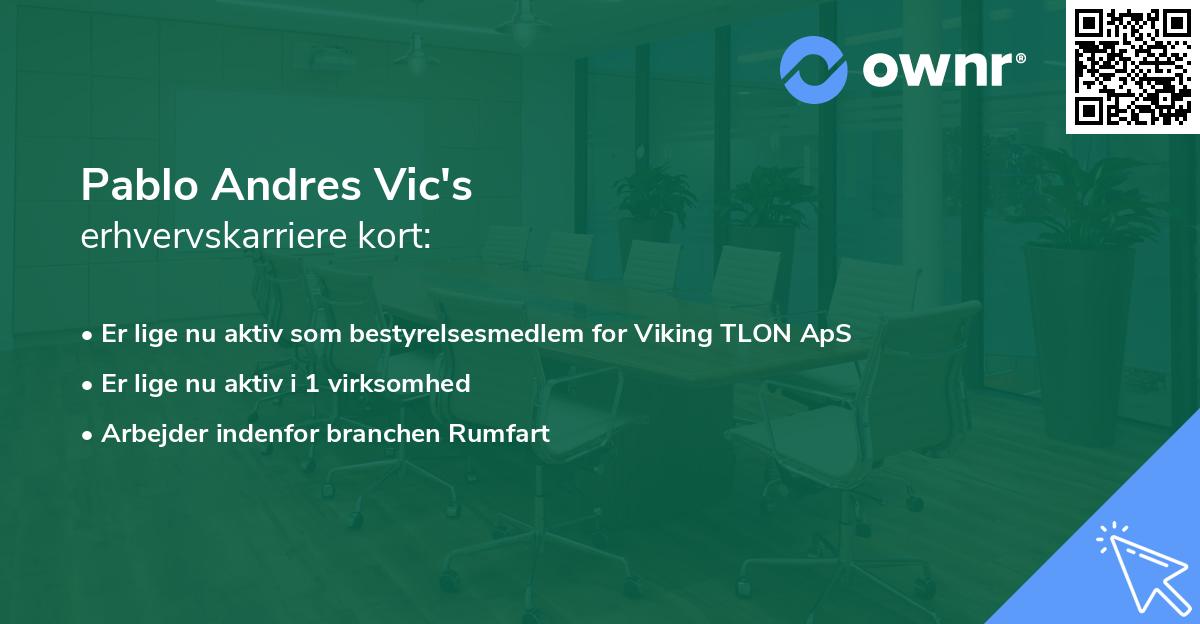 Pablo Andres Vic's erhvervskarriere kort