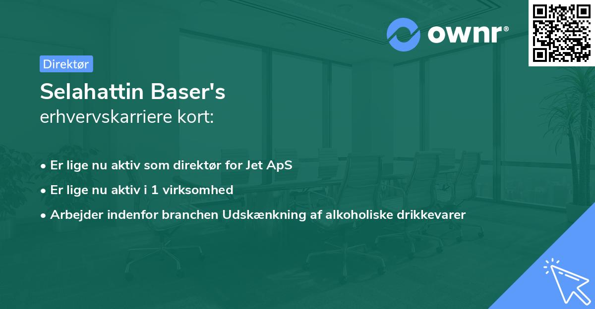 Selahattin Baser's erhvervskarriere kort