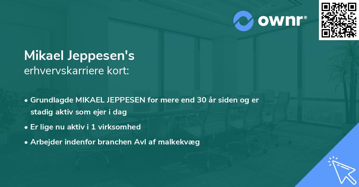 Mikael Jeppesen's erhvervskarriere kort