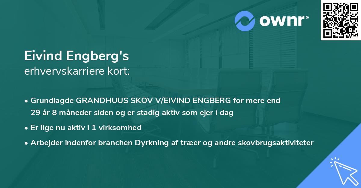 Eivind Engberg's erhvervskarriere kort