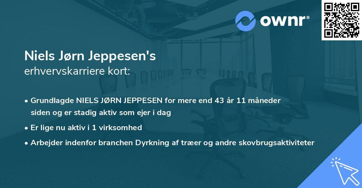 Niels Jørn Jeppesen's erhvervskarriere kort