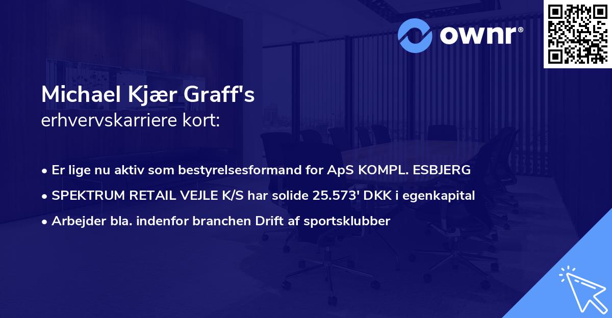 Michael Kjær Graff's erhvervskarriere kort
