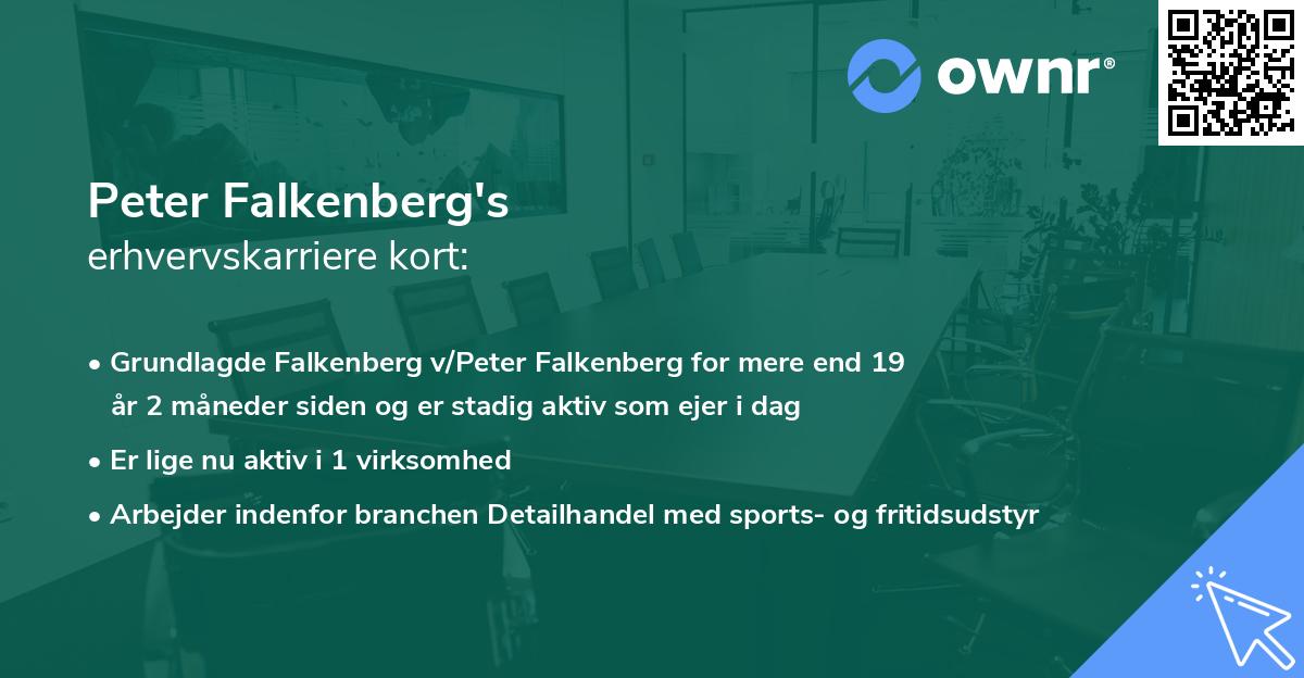 Peter Falkenberg's erhvervskarriere kort